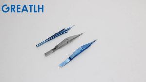GREATLH Vitreo-retinal Tools Trabecular Bite Cutter Trabeculectomy Punch Anti Slip Handle Ophthalmic Instrument