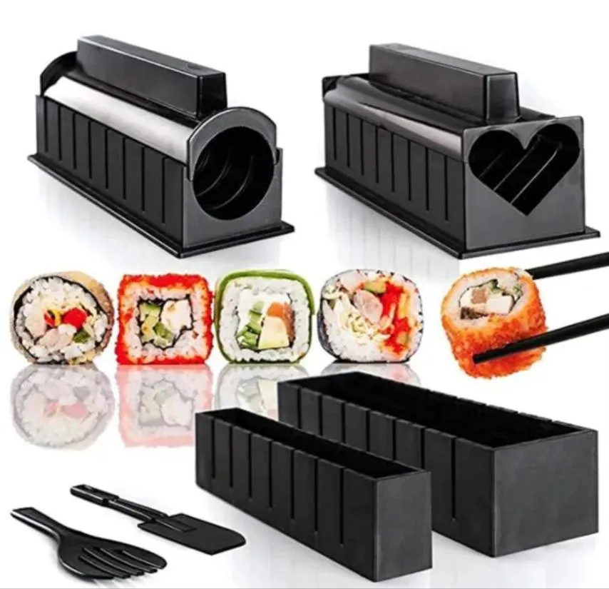 9 Pcs/set Japanese Diy Sushi Maker Set Rice Kitchen Sushi Making