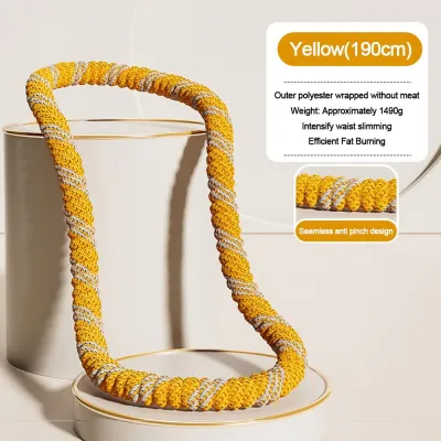 Slimming Hula Hoop Weighted Hula Hoop Smooth Lose Weight Exercise Equipment Slimming Exercise Hoop Non-Pinch Hula Hoop