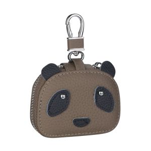 Smart King Cute Genuine Leather Earphone Bag for Women Portable Small Key Wallet with Keychain Simple & Stylish 3221