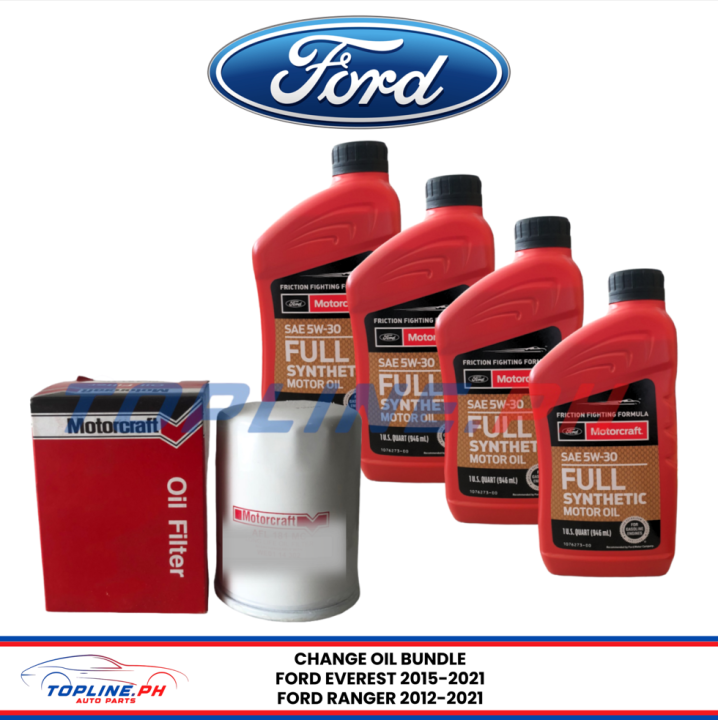 Change Oil Bundle Ford Everest 2015-2021, Ford Ranger 2012-2021 