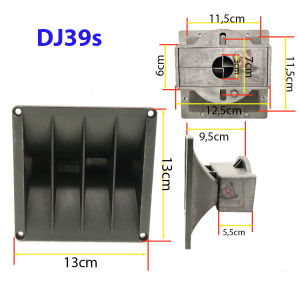 Họng loa column loa cột loa array 13x13cm hướng âm thanh 4 chiều phểu trép kèn loa treble