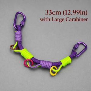 CHUN053634 Đầy màu sắc Dây đeo mở rộng ba lô Di động Chịu tải nặng Dây đeo đồ dùng ngoài trời Cần thiết Chắc chắn Móc treo dây Carabiner Đi bộ đường dài và cắm trại