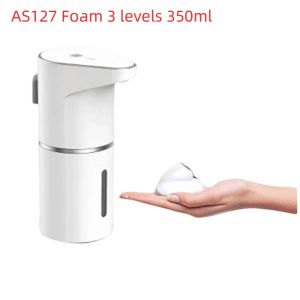 OTYRF USB Rechargeable Automatic Sensor Soap Dispenser 350ml Capacity Liquid/Foam Hand Cleaning Washing Machine Intelligent Contactless Operation Hand Sanitizer Dispenser for Kitchens