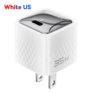 KUULAA GaN 35W Type C Fast Charger Adapter PD3.0 Quick Charger for iPhone 16 Pro Max Macbook Pro 13 Wall Charger USB-C for Sansung Galaxy Pixel 4/3 iPad Mi Mini Portable Travel Adaptor
