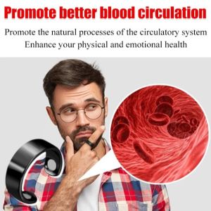 Magnetic Open Ring Ring Mens Rose Gold Plated Personalized Magnetic Health Care Ring Silver Gold