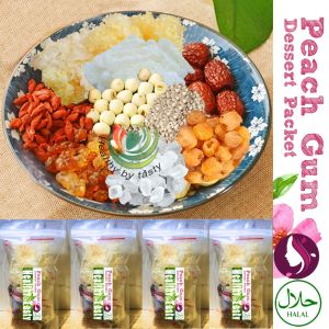 Paket Peach Gum Paket Peachgum Dessert Premium Super Lengkap Tao Jiao Minuman Collagen HALAL