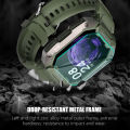 Geautil FF BYSL S20 Smartwatch Men 1.69 Inch HD Screen Bluetooth Call Sport Fitness IP68 Waterproof Tracker Sleep Monitoring Smart Watch ✬✫✩. 