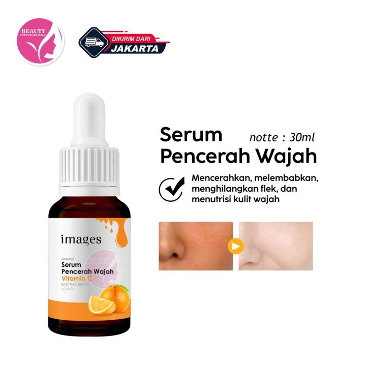 IMAGES Serum Vitamin C 30 ml - Skincare Mencerahkan Wajah Anti Aging