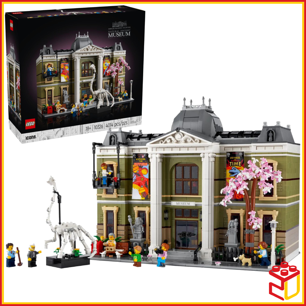 (Ready Stock) 10326 Lego Icons Natural History Museum Building Toy (4014 Pieces)