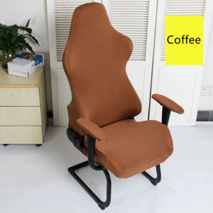 4pc/1 Set Soild Color Office Gaming Chair Covers Elastic Armchair Seat Cover Computer Chairs Protection Slipcovers