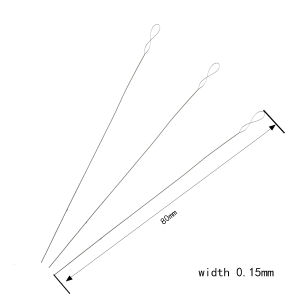 1PC Stainless Steel Big Eye Beading Needles Easy Thread String Cord Pins For Beads DIY Jewellry Making Tools Sewing Accessories