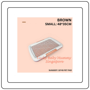 【JJ HOME】Pet Toilet Pee Tray with Removable Grid Training Pad Holder