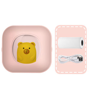 เครื่องปริ้นพกพา หลายสี Mini Printer เครื่องปริ้น ไม่ใช้หมึก เครื่องพิมพ์ความร้อน ปริ้นใบปะหน้าพัสดุ