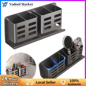 Corrosion-Resistant Aluminum Bathroom Toothbrush Holder Wall Mount with Modern Look