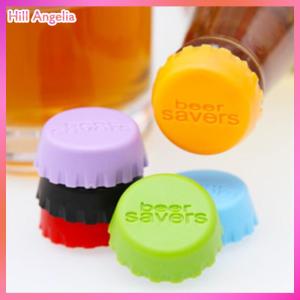 [Hill Angelia] 6PCS tái sử dụng Silicone nắp chai bia Nắp Soda Cola nắp rượu tiết kiệm Stopper