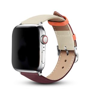 [SG] iWatch Premium Buckle Genuine Leather Strap - Series 1/2/3/4/5/6/SE/7/8/SE2/9/10/SE3/11/12/Ultra1234
