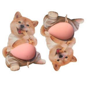 VIVIDI Chubby Shiba Inu 3D Shiba Inu Stickers Squeezable Dog Belly Sticker Dog Belly Sticker Cute Ultra-soft 3D Soft Dog Sticker for Childrens Birthday Party