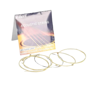 6pcs Acoustic Guitar Strings 010 /012Guitar Strings with pick