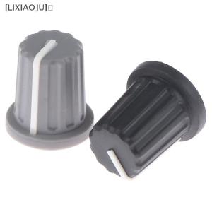 [LIXIAOJU] 5pcs Rubber Half Shaft Knob Potentiometer Encoder Knob 270 Degree D-Shaped