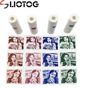 LIOTOG Q11 Kids Instant Print Camera 2.4 inch Mini Digital Camera HD Photo Camera Printer Toys Gift