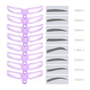 8pcs/Set EYEBROW SHAPER SET GOOD QUALITY KM