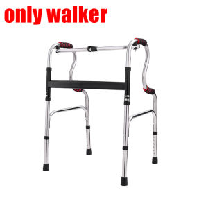 Adult Walker Multi walker for elderly Stainless steel With soft seat Metal tyre Suitable for senior/adult heavy duty walker for elderly with chair walker for elderly with wheels