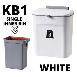 Hanging trash Kitchen Rubbish Bin with Lid/dustbin
