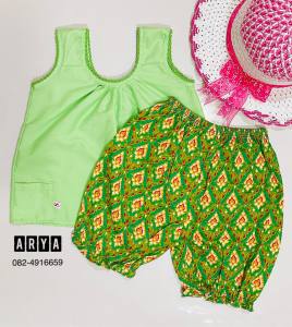 ชุดไทยเด็ก (รหัสP03) ชุดสงกรานต์ ราคาถูก ได้ทั้งชุด มี2แบบ แบบชุดกางเกงและแบบชุดโจงกระเบน สีสันสดใส ใส่แล้วน่ารัก