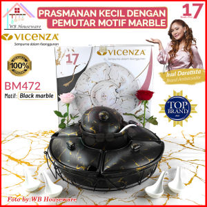 Vicenza Prasmanan Sedang dengan Roda Pemutar BM472 PinkMarble