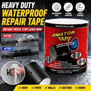 【2026 NEW】High Pressure Leak Stop Tape Rubberized Waterproof Sealing Tape for Water Pipes Tanks Hoses Indoor Outdoor Repair