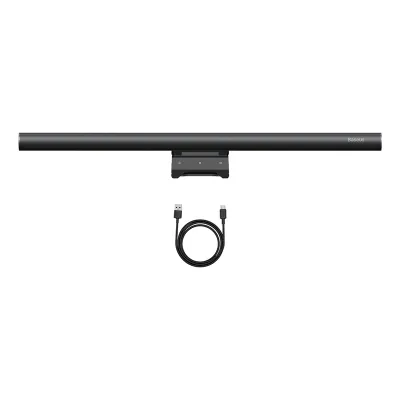 Baseus Eye-Care PC Monitor Screen Hanging Light LED Desk Lamp For Computer Brightness Adjustable Reading Lamp [3 Color Temperatures]