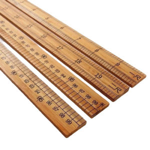 Thước gỗ 1 MÉT may đo ngành may đủ size hai mặt chia đơn vị mét và inch(GIÁ 1 CÁI)