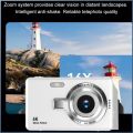 Ccd Sensor Camera Lightweight and Portable Digital Camera Student Vintage Style Large Lens. 