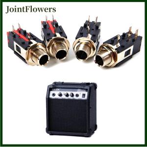 JointFlowers 2 chiếc giắc cắm tai nghe giắc cắm điện thoại âm thanh nổi 2 chấu cái 6.35mm 1/4