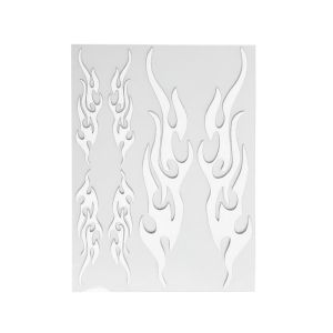 ADREE Thiết kế phản chiếu Tem dán xe máy Họa tiết ngọn lửa Chống thấm nước Decal phản quang Nhiều màu tùy chọn Decal sọc đua xe Trang trí xe máy