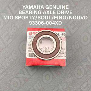 YAMAHA GENUINE AXLE DRIVE BEARING 93306-004XD (6004) FOR MIO SPORTY/FINO/SOUL/NOUVO