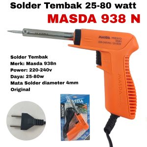 Solder Tembak 25-80 Watt Quick Heat Masda 938n 25w 80w