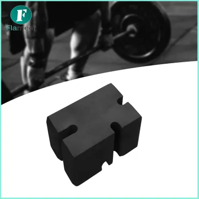 Flameer Bench Press Block Adjustable Barbell Support Grip Pad Eva Foam Weight Bar Block Fitness Workout Bench Height Adjuster Suitable for Arm Muscle Building