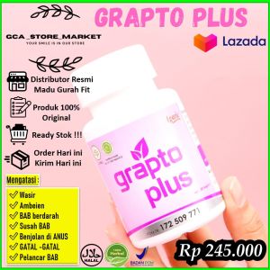 Grapto plus Obat Wasir Ambeien Ambeyen Grapto Plus Obat Herbal Akut & Kronis Terbukti Cepat tanpa rasa sakit 3x lebih Cepat