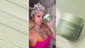 CHANDO HIMALAYA Purifying Green Tea Mask Natural Facial Clay Mask Deep Pore Cleansing with Green Tea Extract and Portulaca Extract for Clogged Pores ifies &  Oil 3.52 fl.oz