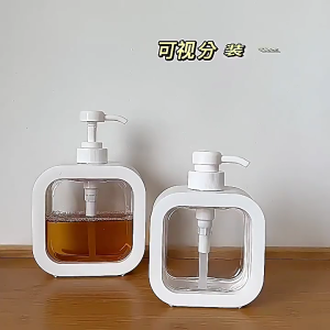 Clearly view Pressurized Dispenser Bottle Large Capacity Soap Dispenser For Hand Soap Body Wash Essential for Kids Adults