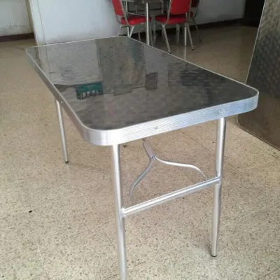 WAJIB PUNYA MEJA LIPAT ALUMINIUM MEJA STAINLESS KAKI LIPAT MEJA CAFE KURSI KANTIN MEJA OUTDOOR MEJA PAMERAN
