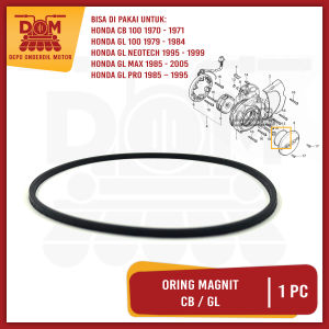 Oring Magnit CB / GL (PSP) - O Ring (Kotak) Karet Seal Sil Tutup Lepekan Magnet Honda GL Pro GL Max