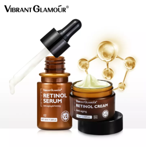 VIBRANT GLAMOUR 2X Retinol VA Anti Aging Skincare Set Reduce Wrinkle Whitening Renewing Hyaluronic Acid Repair Skin