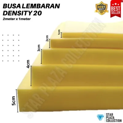 Busa Lembaran 3 Royal Foam Kuning Sofa Jok Kursi Mebel Matras Kasur ukuran 120x100