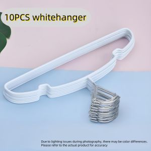 10 Pcs/Set Windproof Self-Locking Clothes Drying Rack Metal Clothes Hanger Household Windproof Clothes Drying Rack