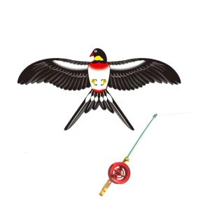 Fishing Rod Dynamic Wing Kites for Garden Funny Dynamic Kites Outdoor Kites Flying Toy Best Gift for Family Gathering