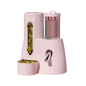 HELUVK No Drip Water Bottle Large Capacity Plastic Pet Feeding Bowl  with Stand Holder Hamster Waterer for Small Animals