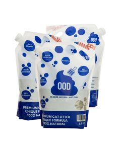 OOD ทรายแมวภูเขาไฟ ขนาด 8.5 kg 3 ถุง